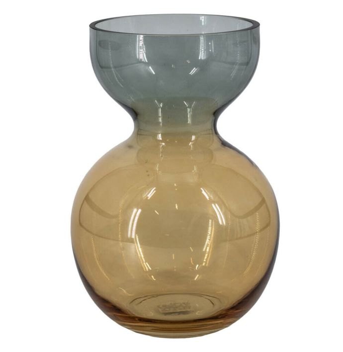 Glazen vaas ombré 