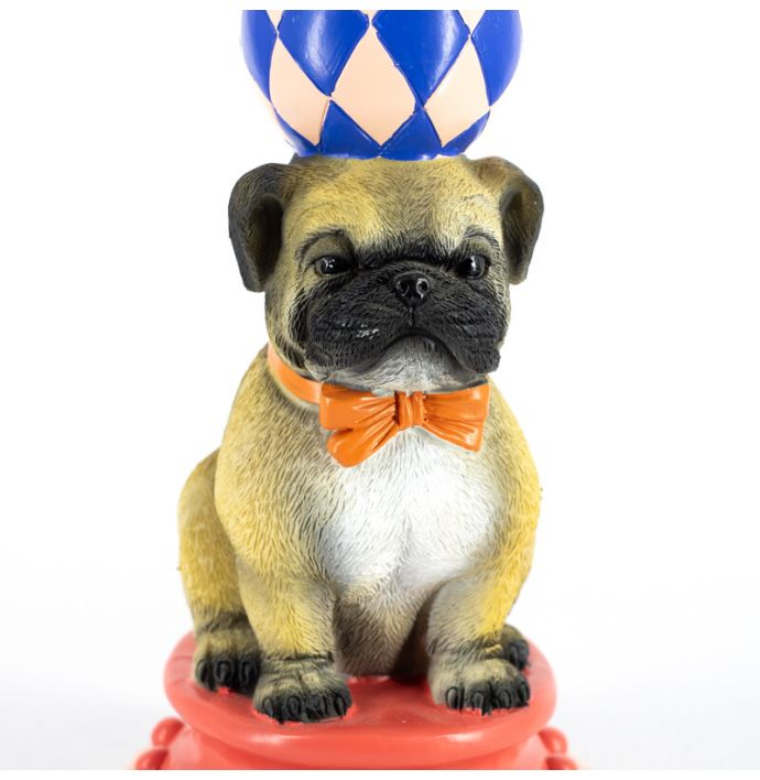 Kaarsenstandaard circus pugs