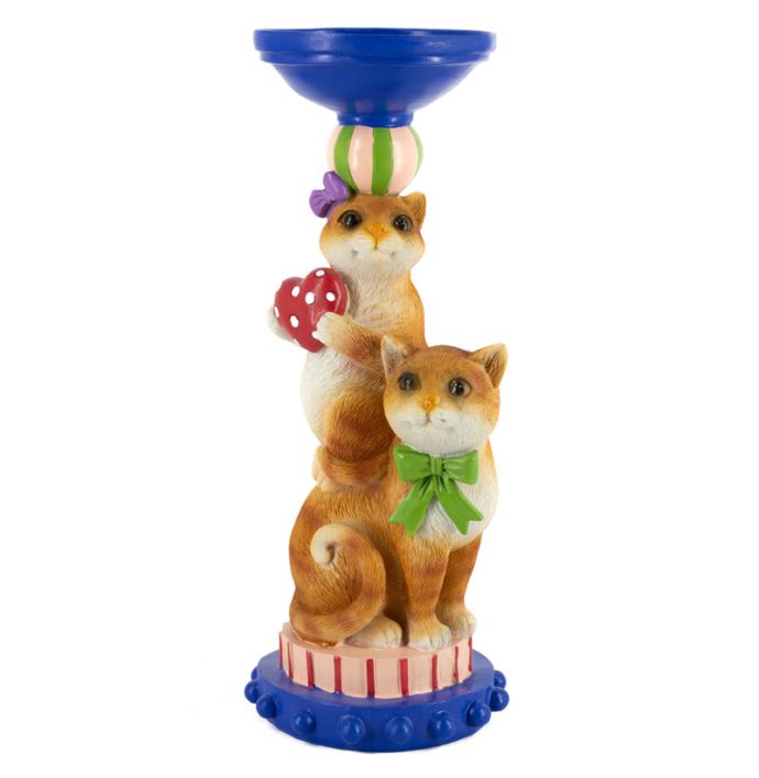 Kaarsenstandaard circus cats