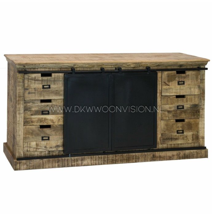 Mango dressoir met schuifdeuren