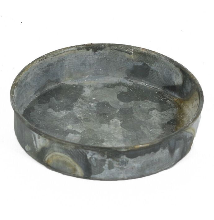 Metalen schaaltje grijs