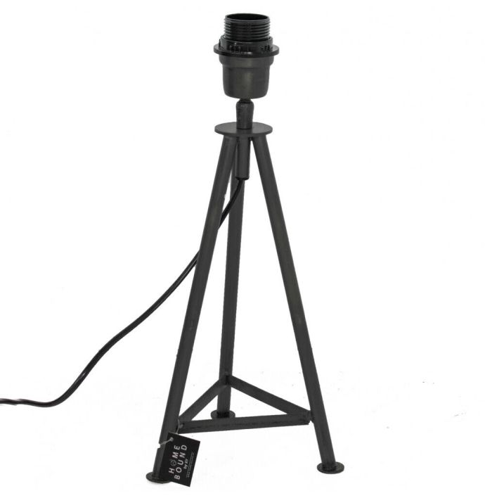 Tafellamp zwart metaal