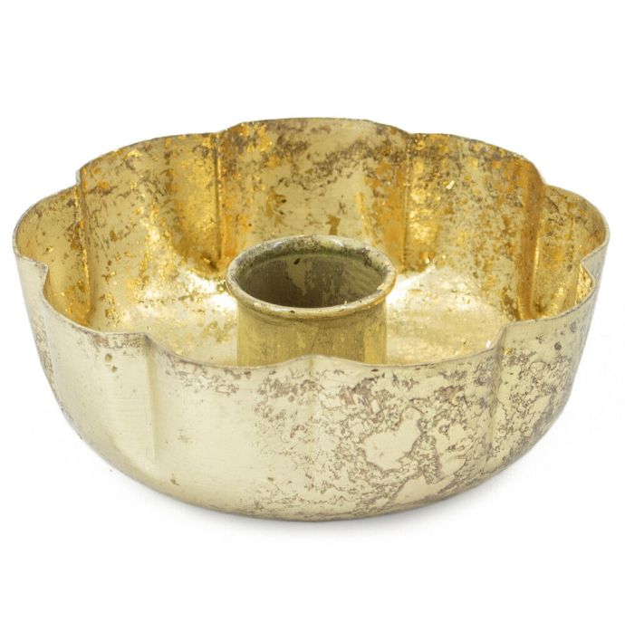 Kaarsenstandaard metaal goud