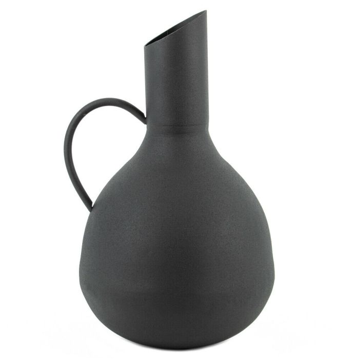Vaas metaal met oor zwart