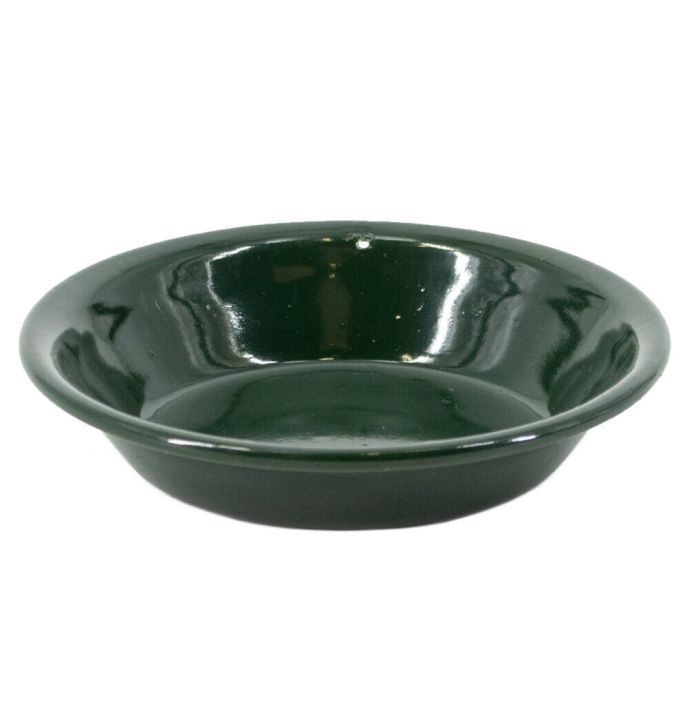 Schaaltje metaal donkergroen