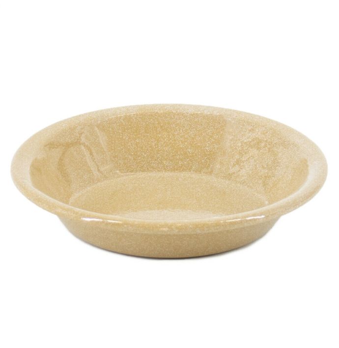 Schaaltje metaal geel