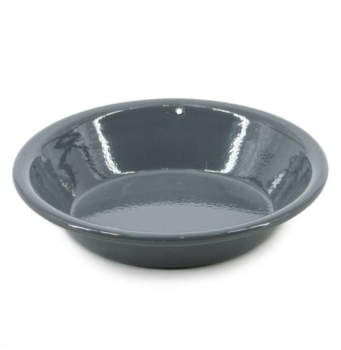 Schaaltje metaal grijs
