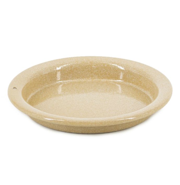 Schaaltje metaal geel