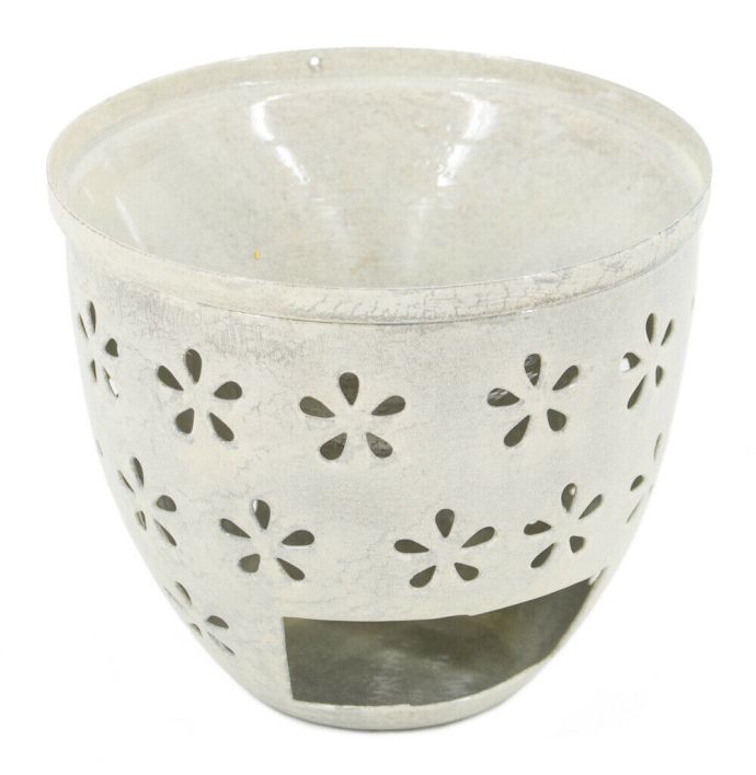 Geurbrander Flower M white marble