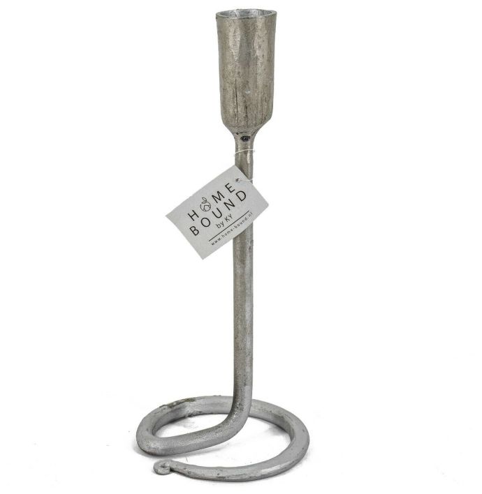 Kaarsenstandaard vintage zilver