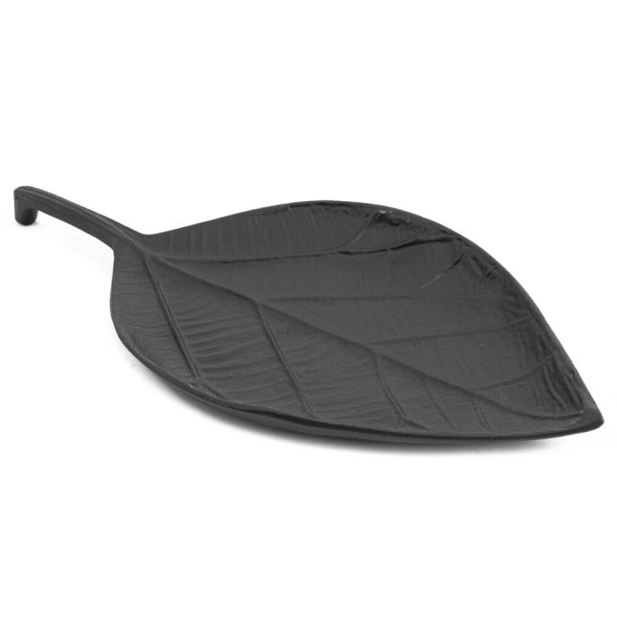 Schaal blad metaal zwart