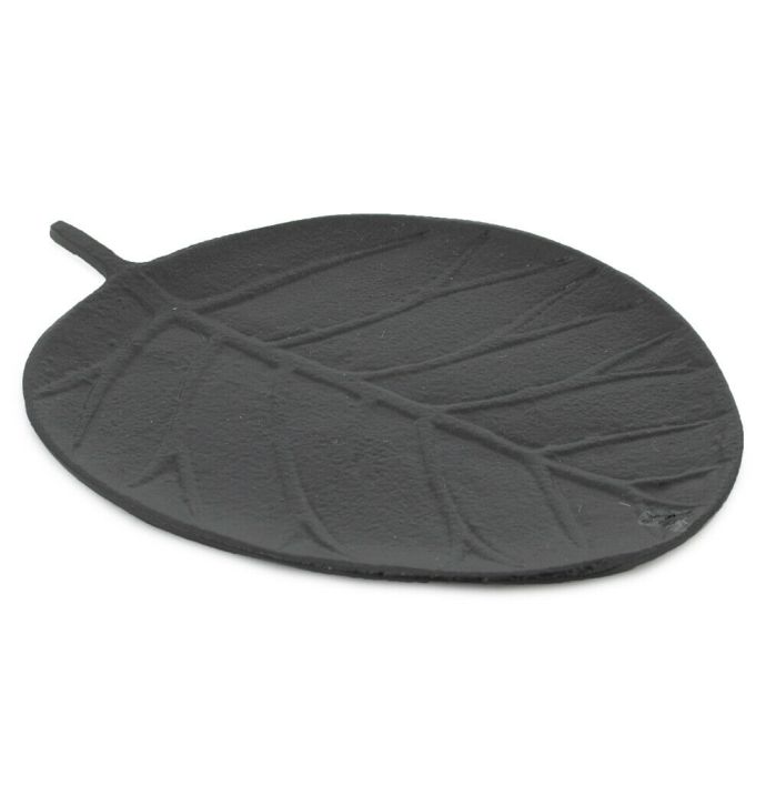 Schaal blad metaal zwart