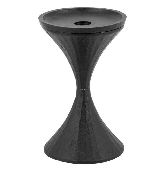 Kaarsenstandaard metaal zwart