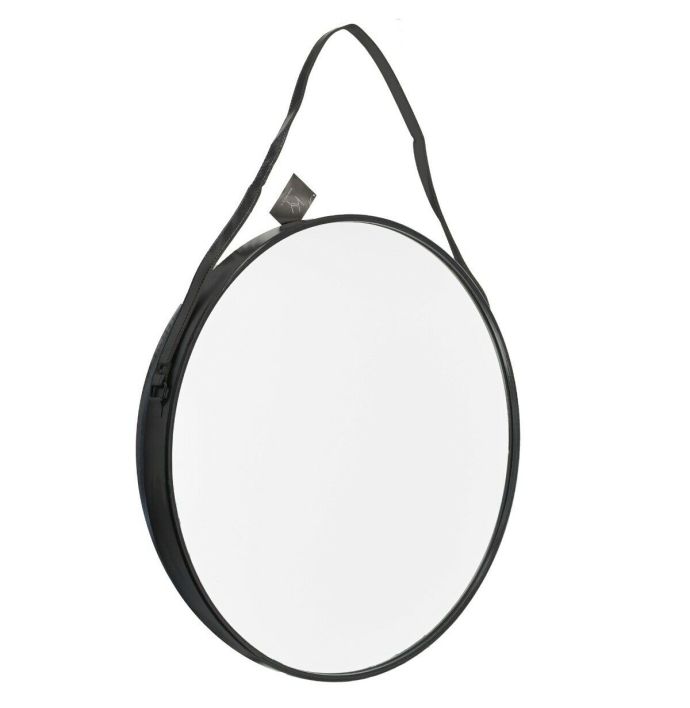 Ronde spiegel met hengsel
