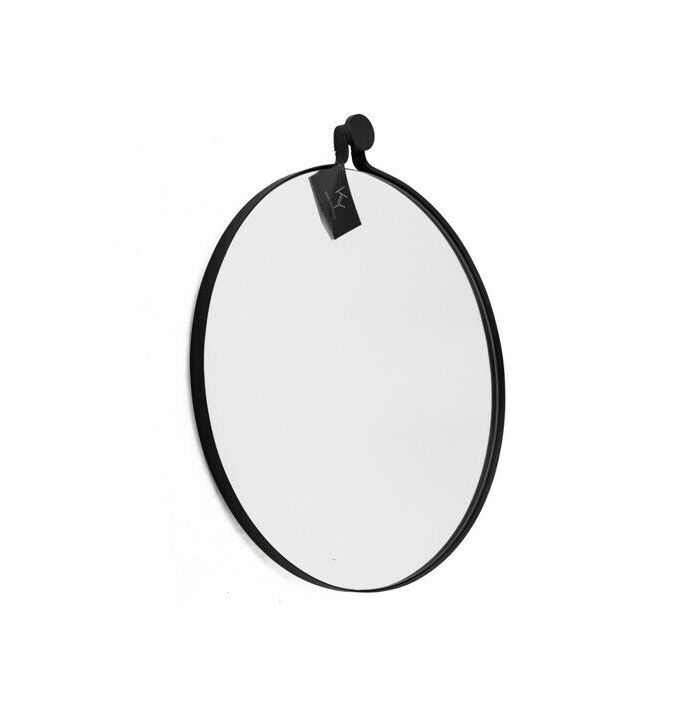 Spiegel rond zwart