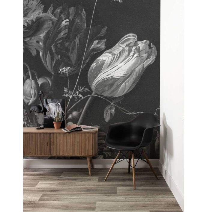 Fotobehang Golden age flowers