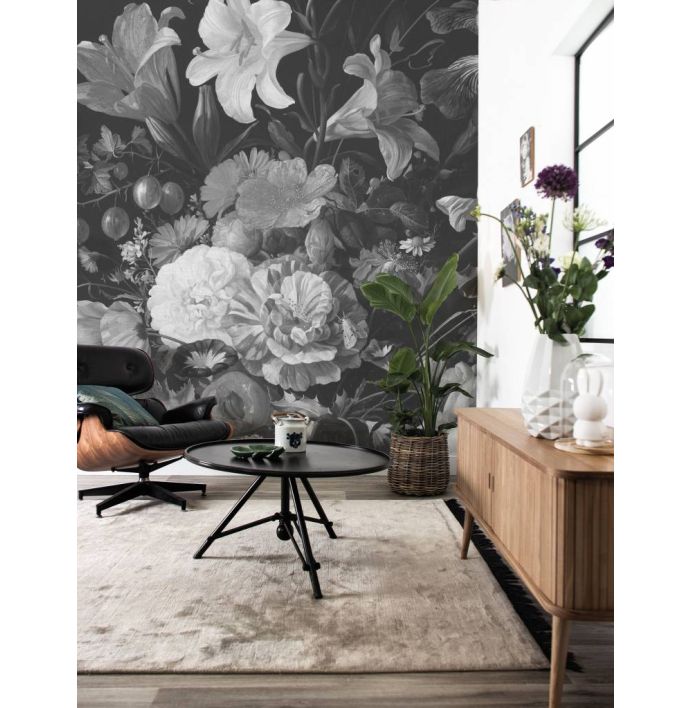 Fotobehang Golden age flowers 