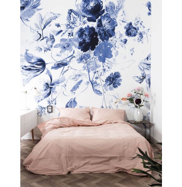 Fotobehang Royal blue flowers