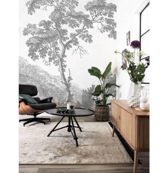 Fotobehang Engraved landscapes