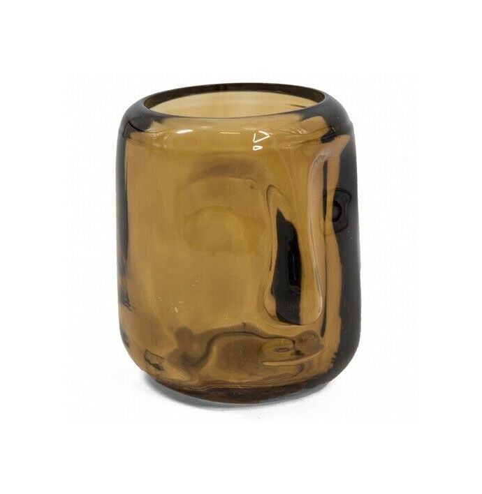 Waxinelichthouder gezicht roest