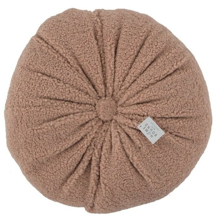 Kussen rond teddy roze