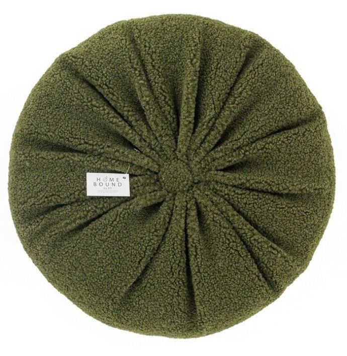 Kussen rond teddy groen