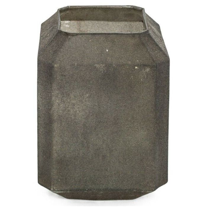 Glazen vaas antraciet