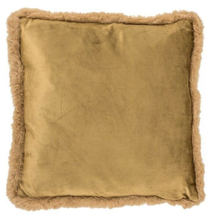 Kussen velours goud