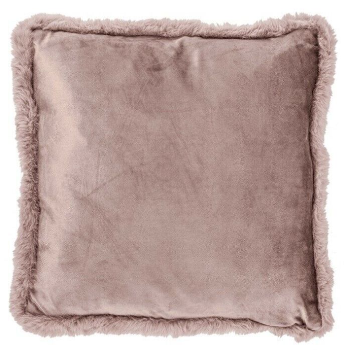 Kussen velours pink