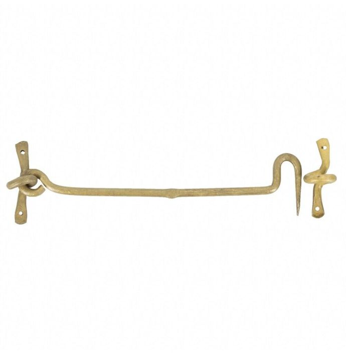 Deurhaak en vanger goud