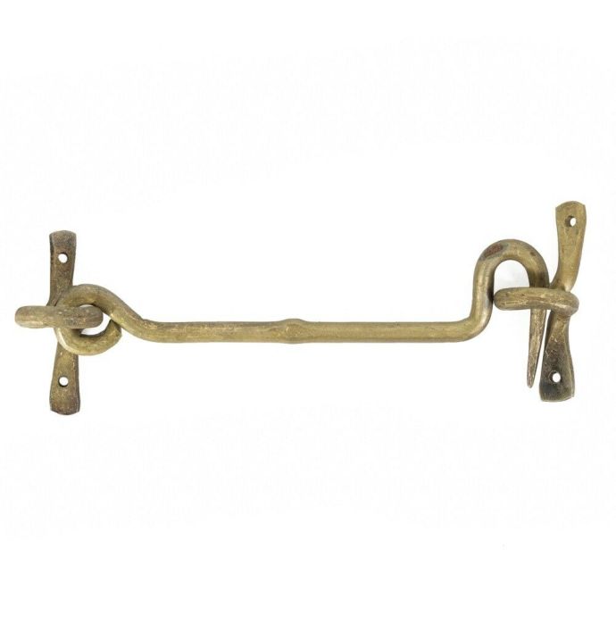 Deurhaak en vanger goud