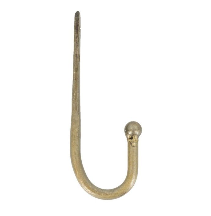 Kapstokhaak metaal goud