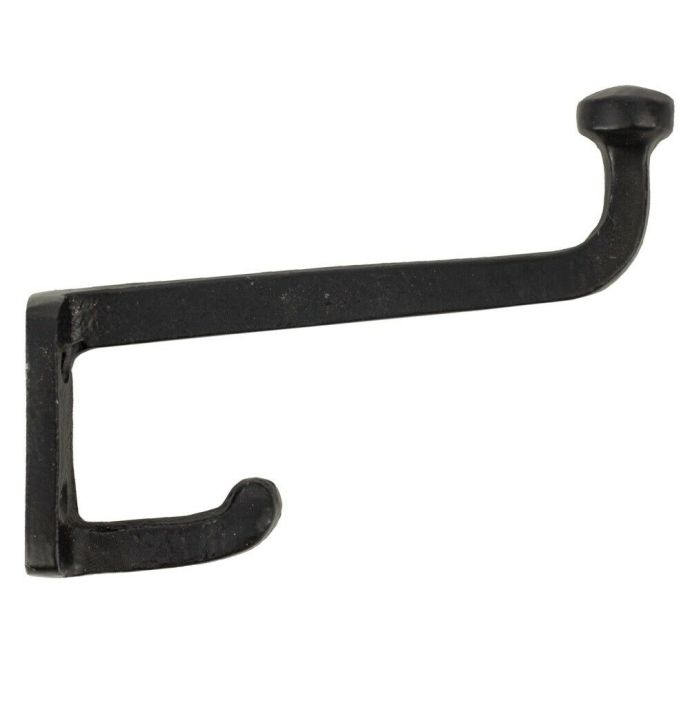 Kapstokhaak metaal zwart