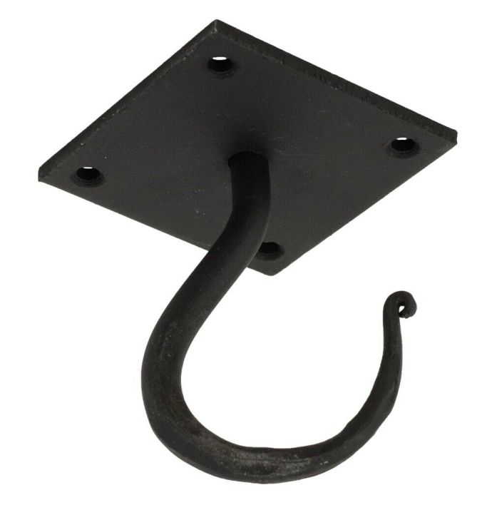 Kapstokhaak metaal zwart