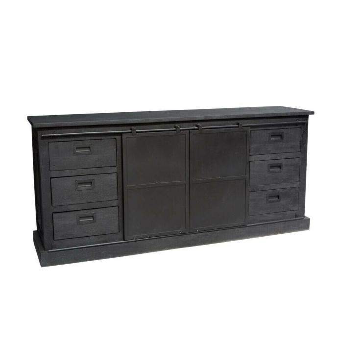 Dressoir mango zwart