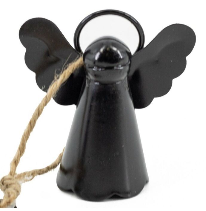 Engel zwart metaal