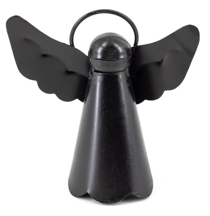 Engel zwart metaal