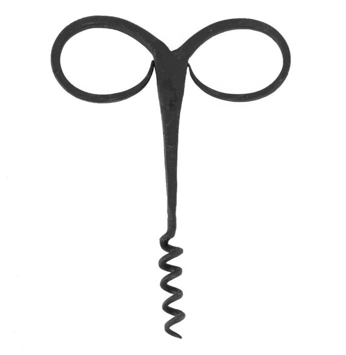 Flesopener zwart metaal