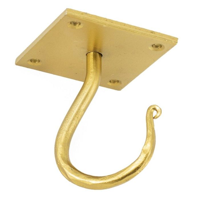 Kapstokhaak metaal goud