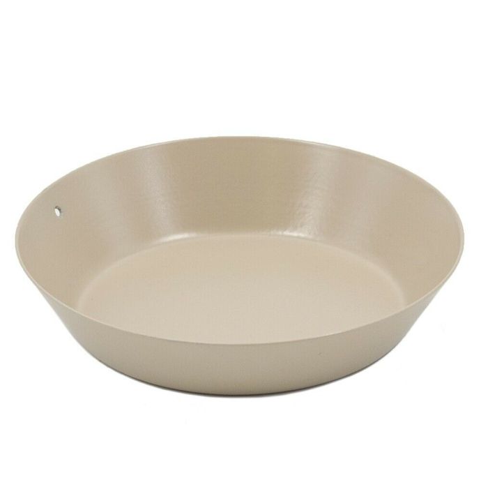 Schaaltje metaal zand