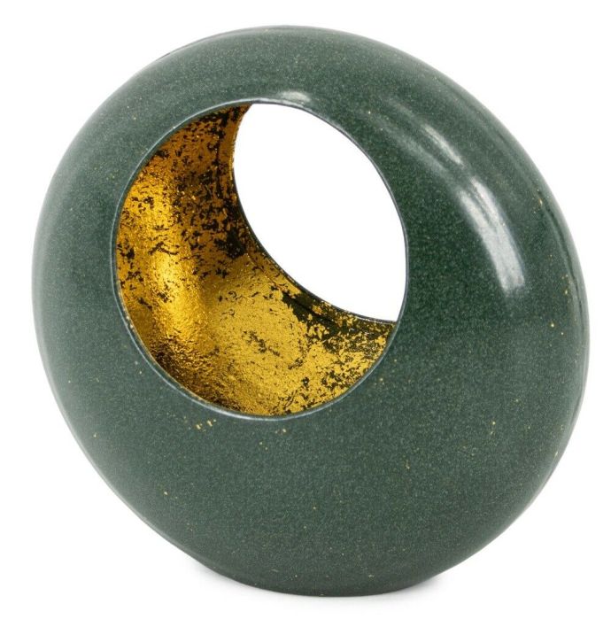 Standing egg windlicht groen