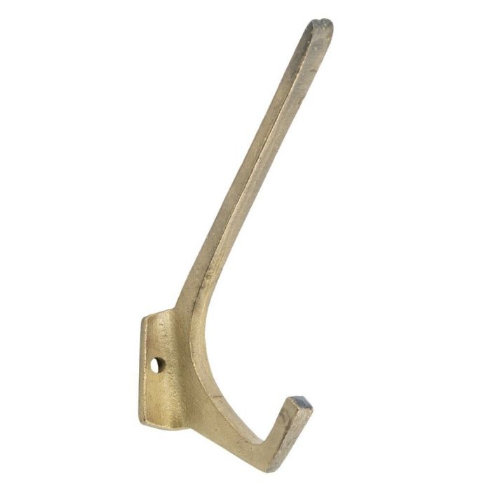 Kapstokhaak metaal goud