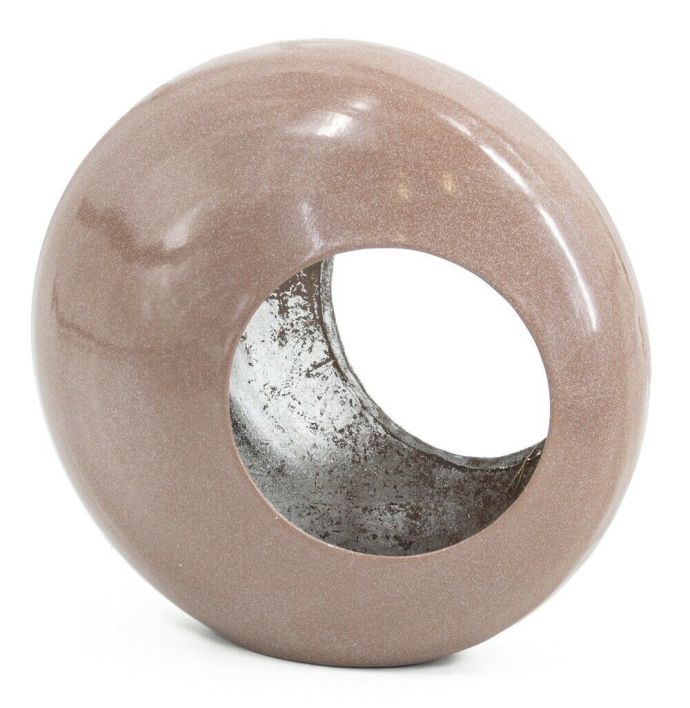 Standing egg windlicht oudroze