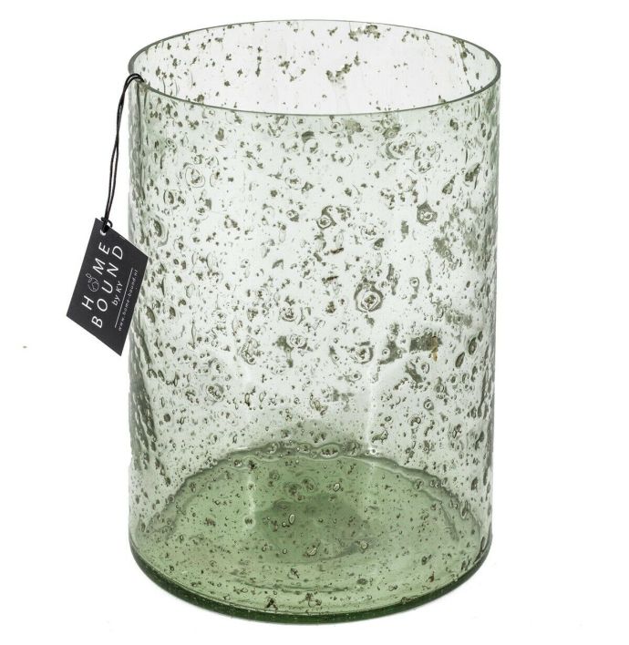 Vaas bubbelglas groen