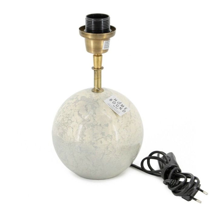 Lampenvoet white marble