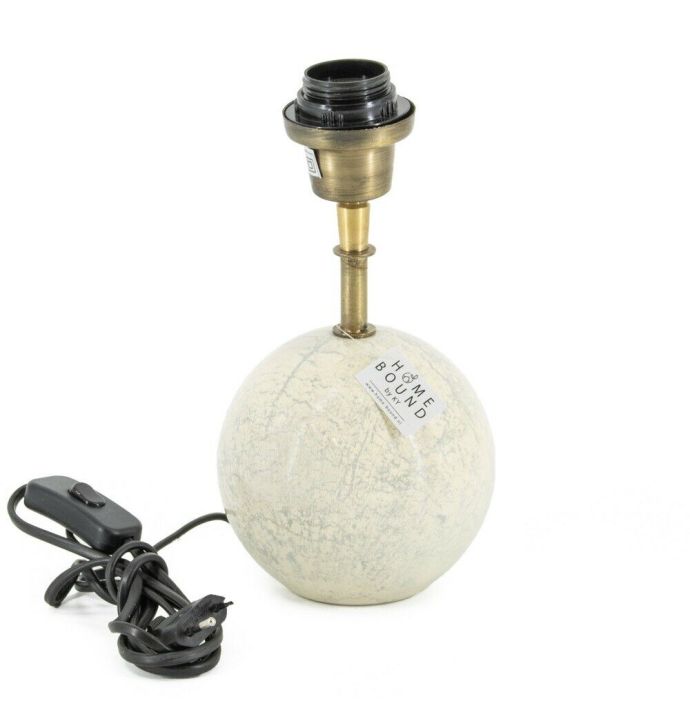 Lampenvoet white marble