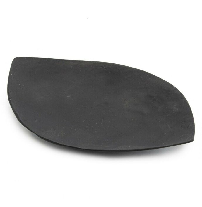 Schaaltje schelp ovaal zwart