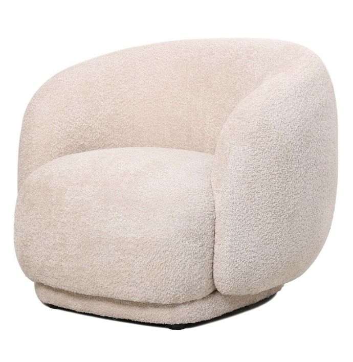 Fauteuil Aimee teddy zand