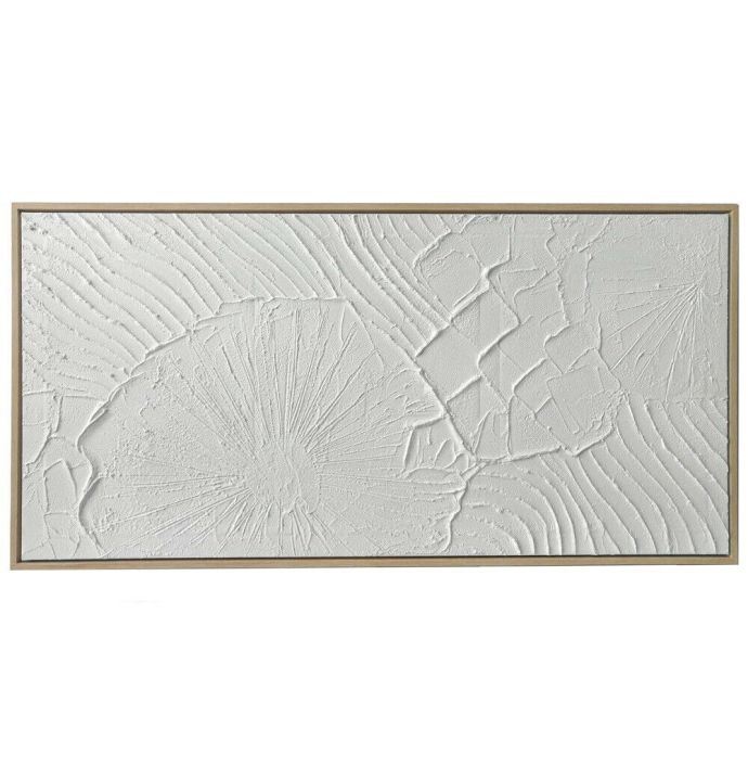 Schilderij abstract off-white