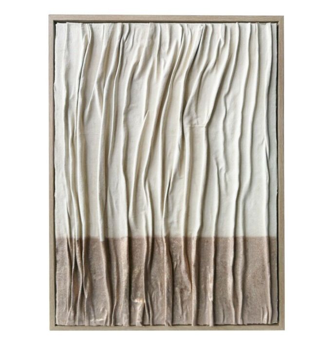 Schilderij abstract stof 